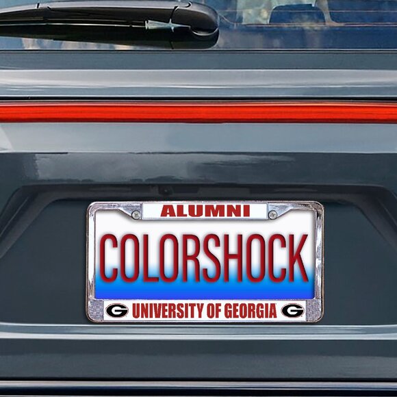 University of Georgia Alumni Metal Tag Frame (Officially Licensed Product) - Picture 2 of 3